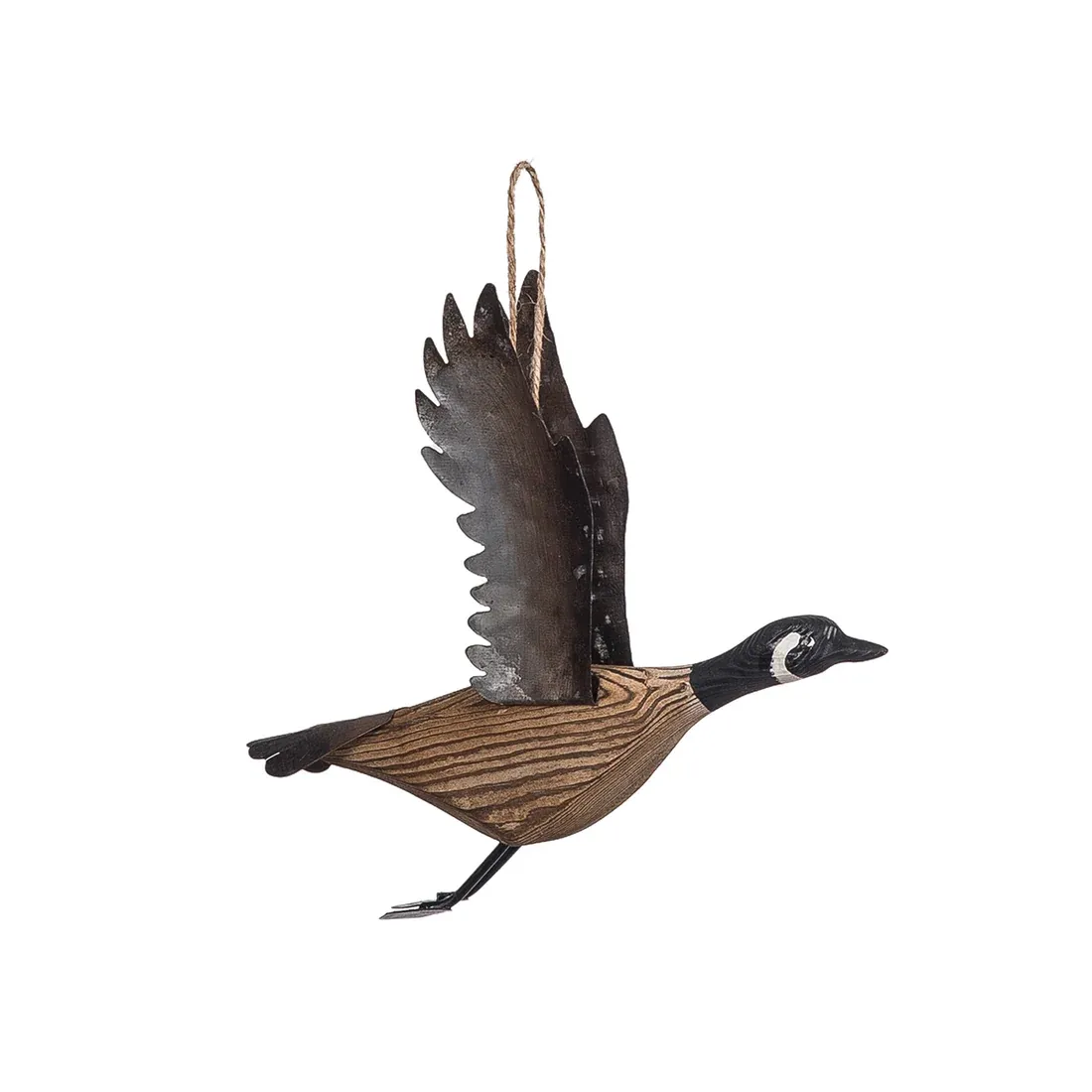 Flying Goose - Wood Ornament