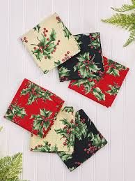 Tiny Holly Tea Towels