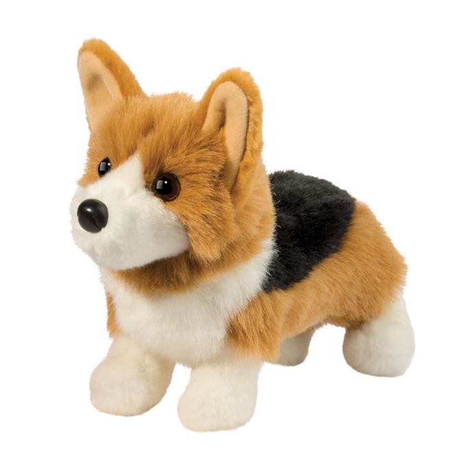 Tiny Tri Colored Plush Corgi