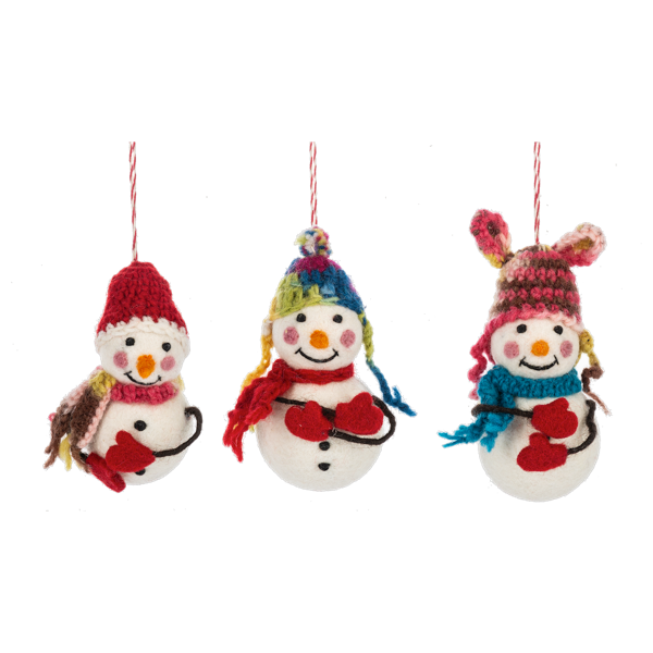 Jolly Snowman Ornament