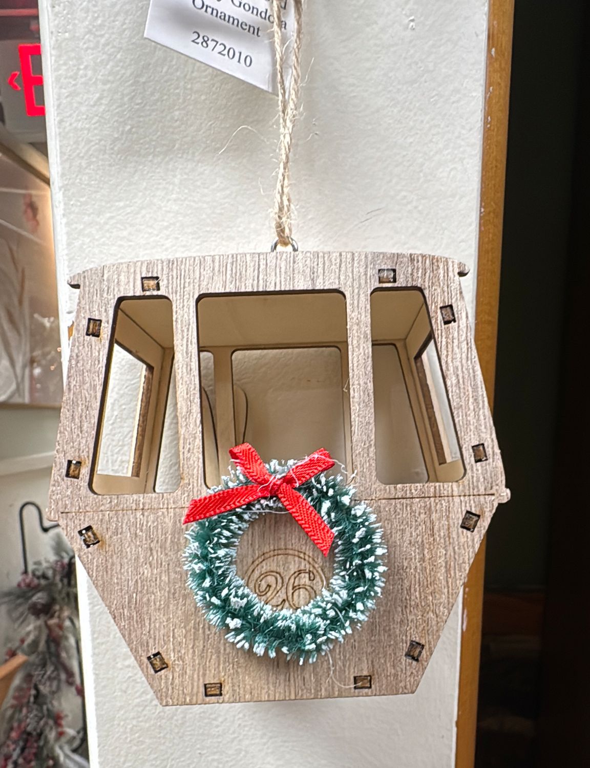 Holiday Wood Gondola
