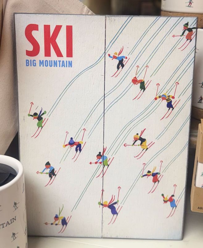 Vintage Ski Sign - Small - Big Mountain