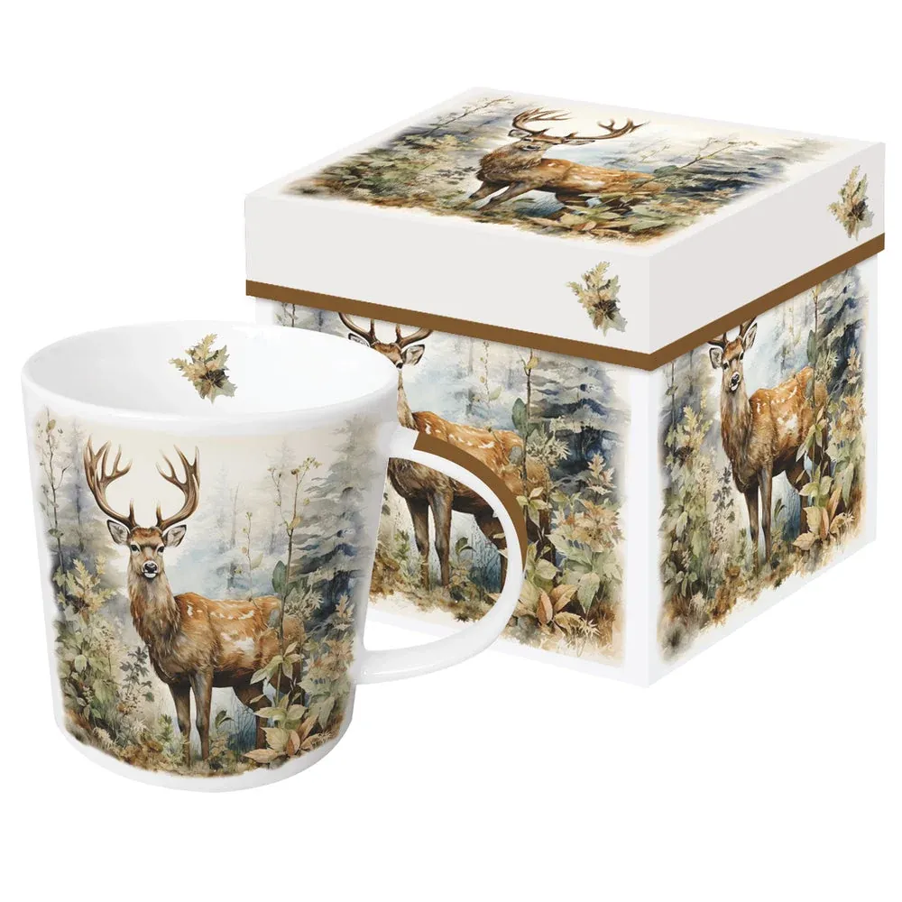 deer In The Woods Mug w/Gift Box