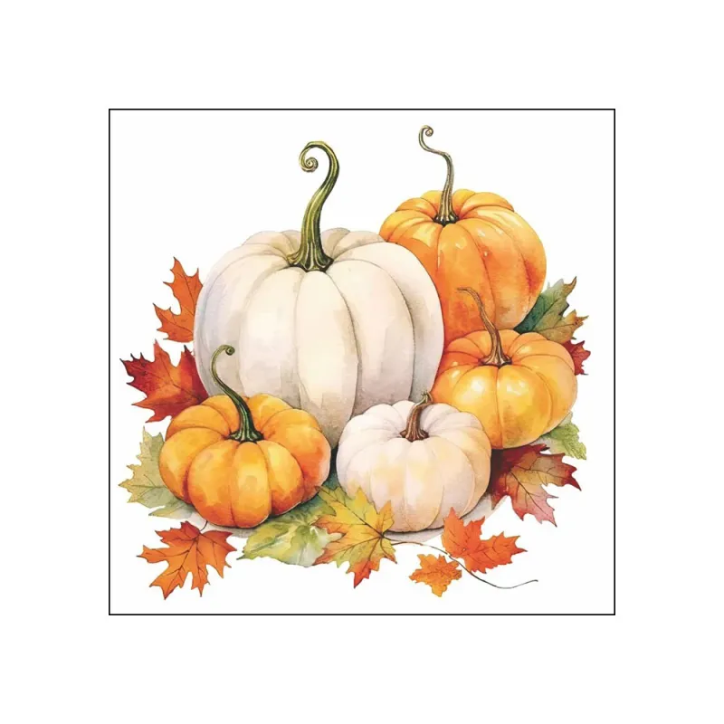 Pumpkin Season Cocktail Napkin