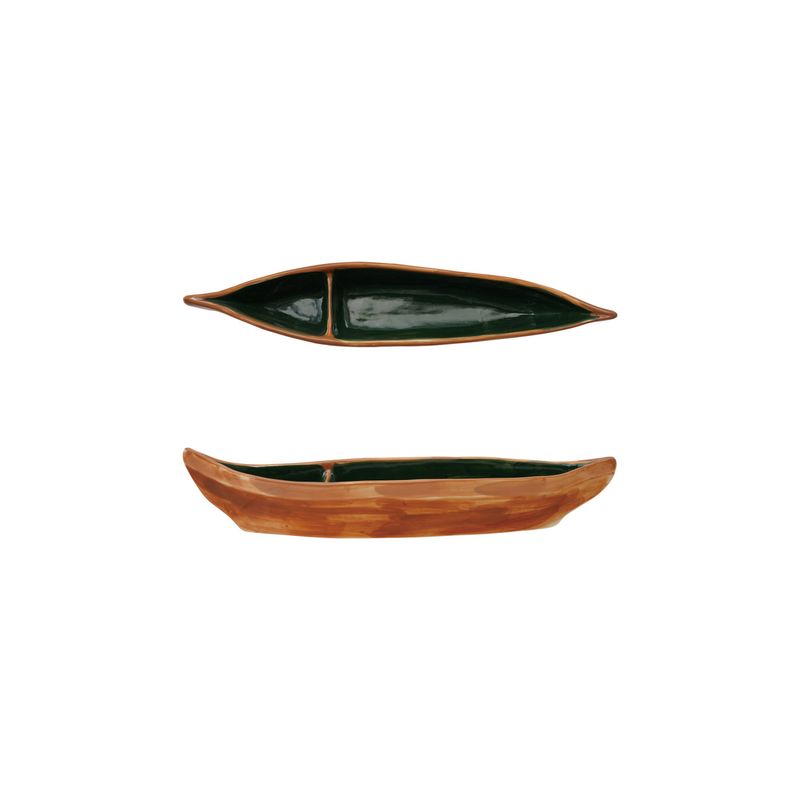 Hand-Painted Cones Shaped Dish