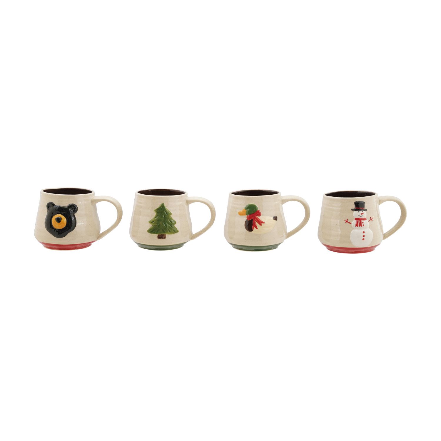 Hand-Painted Stoneware Mug