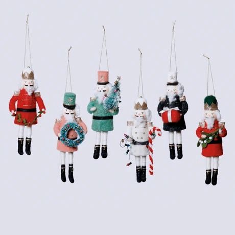Handmade Felt Nutcracker Ornament