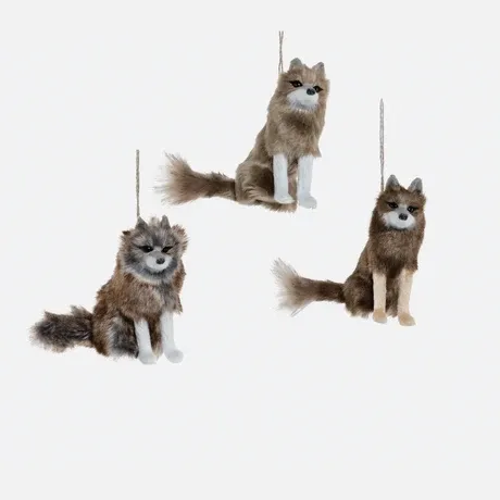 Northwoods Wolf Ornament