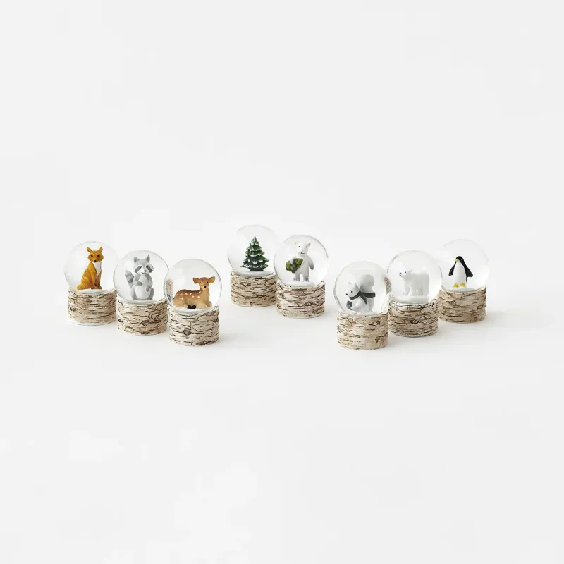 Mini Forest Animal in Snow Globe
