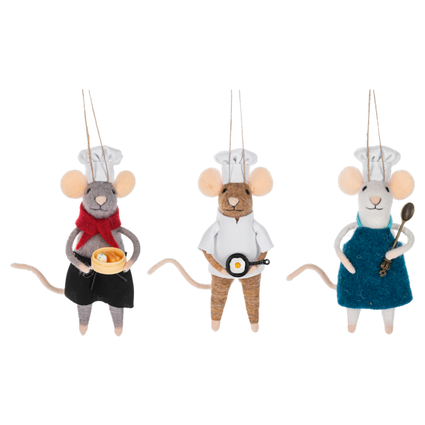 Mouse Chef Ornament