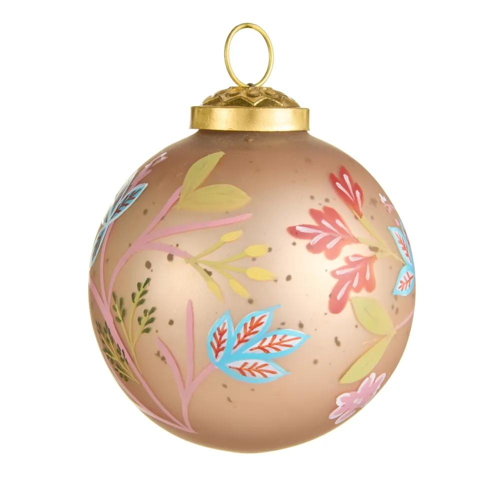 Floral Ball Ornament