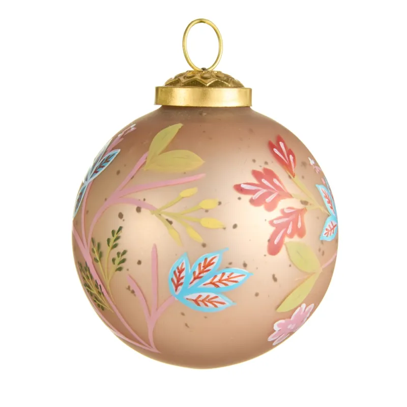 Floral Ball Ornament