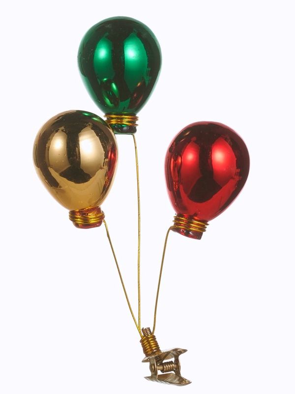 Clip-On (Glass) Balloon Ornament - For Any Celebration