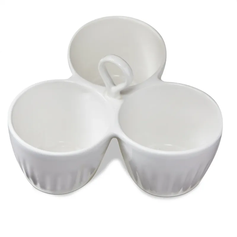 3 Part Divided Appetizer Dish