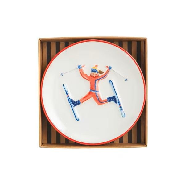 Skier Jumping Trinket Dish
