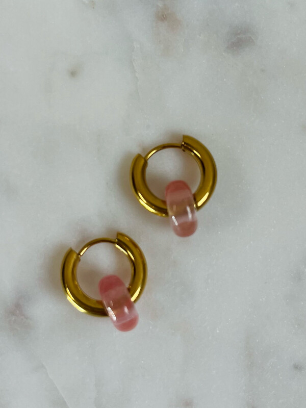 Oorbellen Rosie Pink