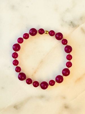 Armband Bubbles Burgundy