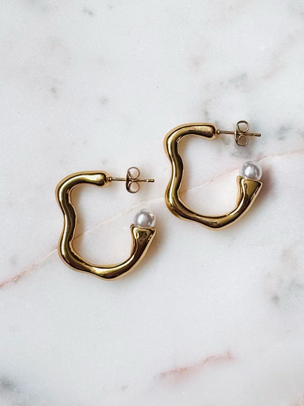 Earrings Groovy Pearls