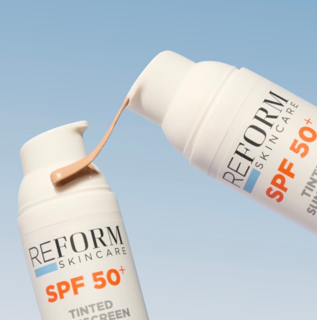 SPF 50+ Broad spectrum tinted sunscreen
