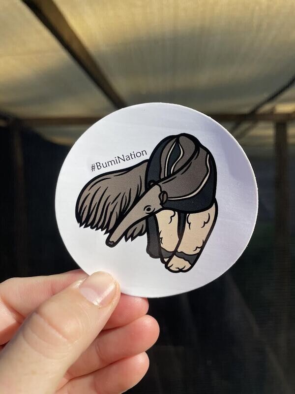 Small Bumi Nation Sticker (Pack of 3)