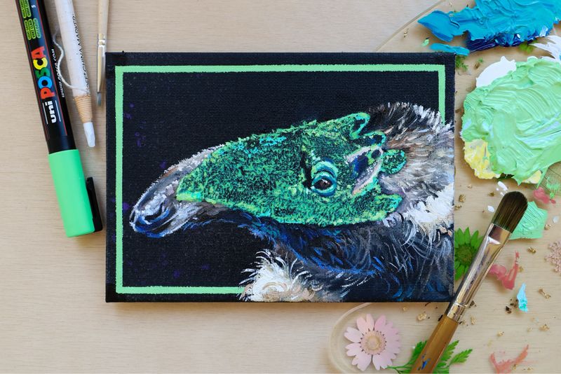 Print of Bumi Painting