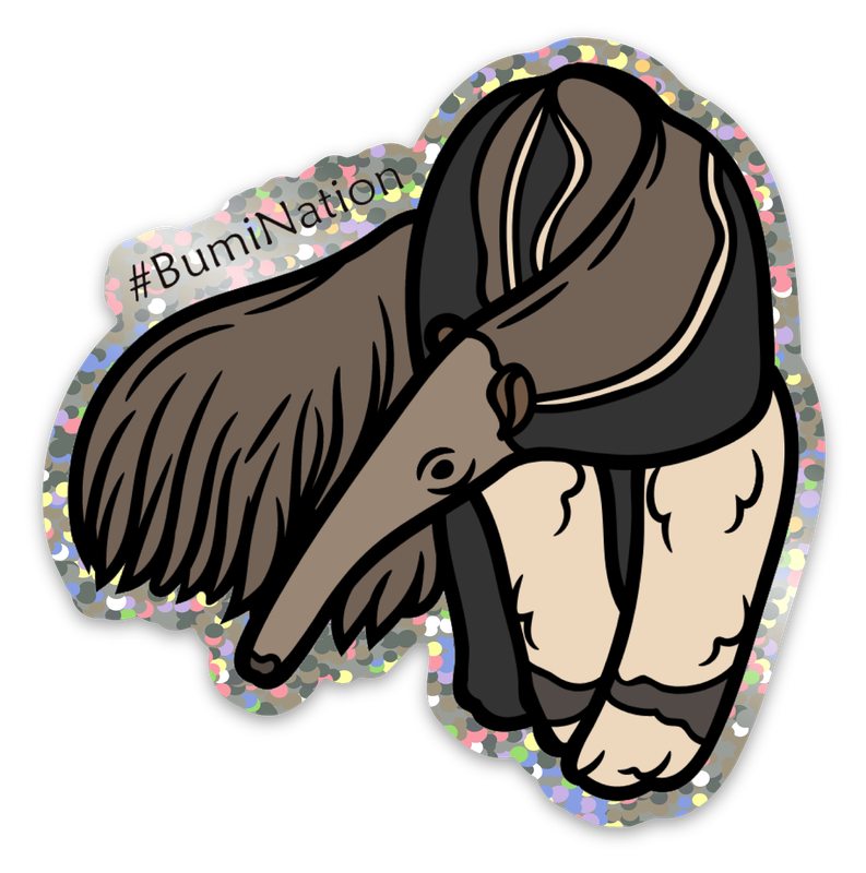 Bumi Nation Glitter Stickers (Pack of 3)