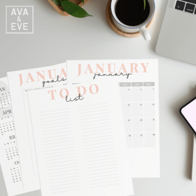 Planner Inserts