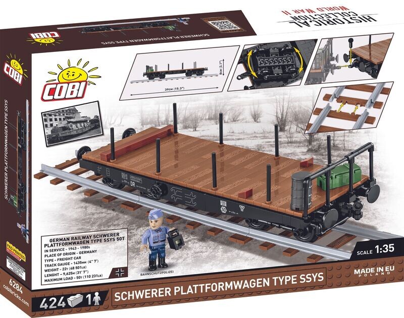 German Railway Schwerer Plattwormwagen