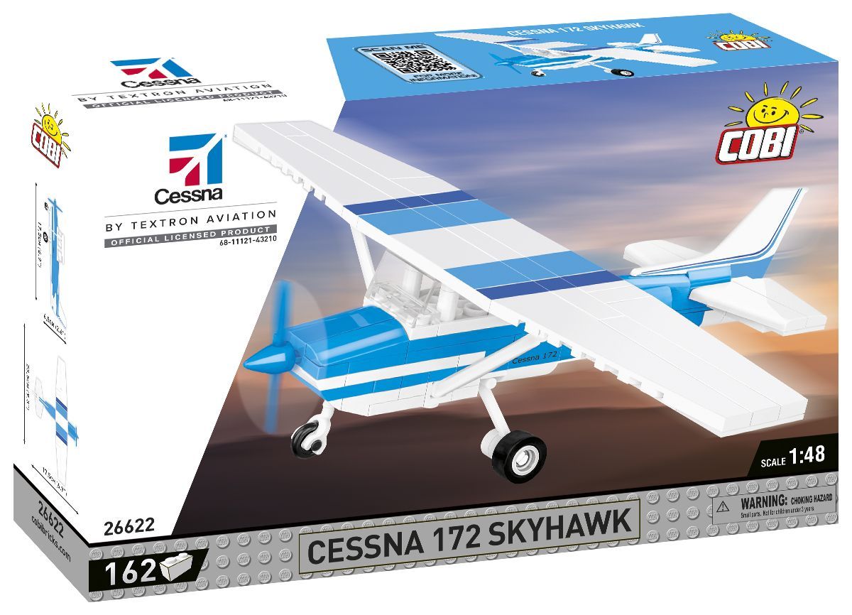 Cessna 172 Skyhawk blue and white