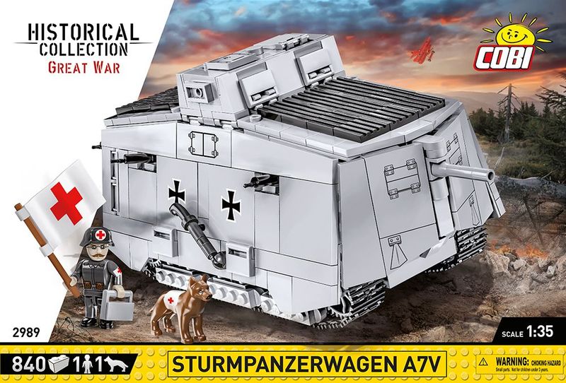 Sturmpanzerwagen A7V scala 1:35