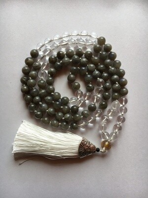 Labradorite Mala with Tassel