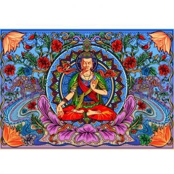 Buddha Lotus Tapestry 60 x 90