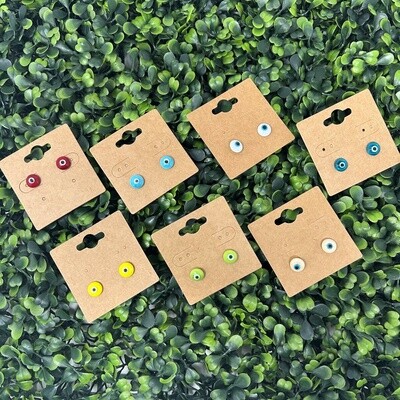 Evil Eye Stud Earrings