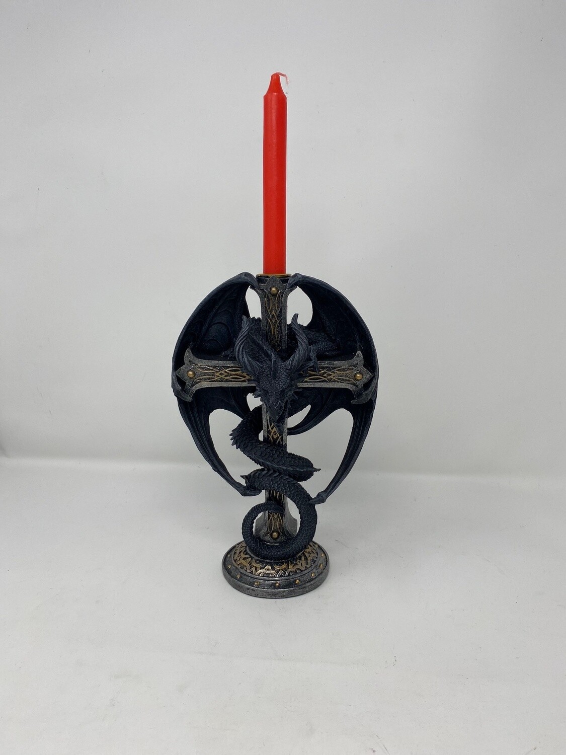 Dark Dragon Candleholder