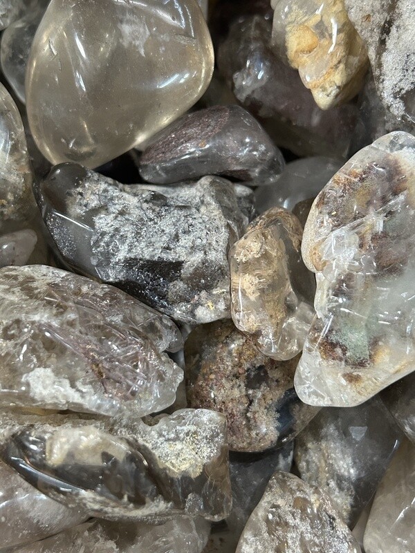 Lodolite Quartz Tumble