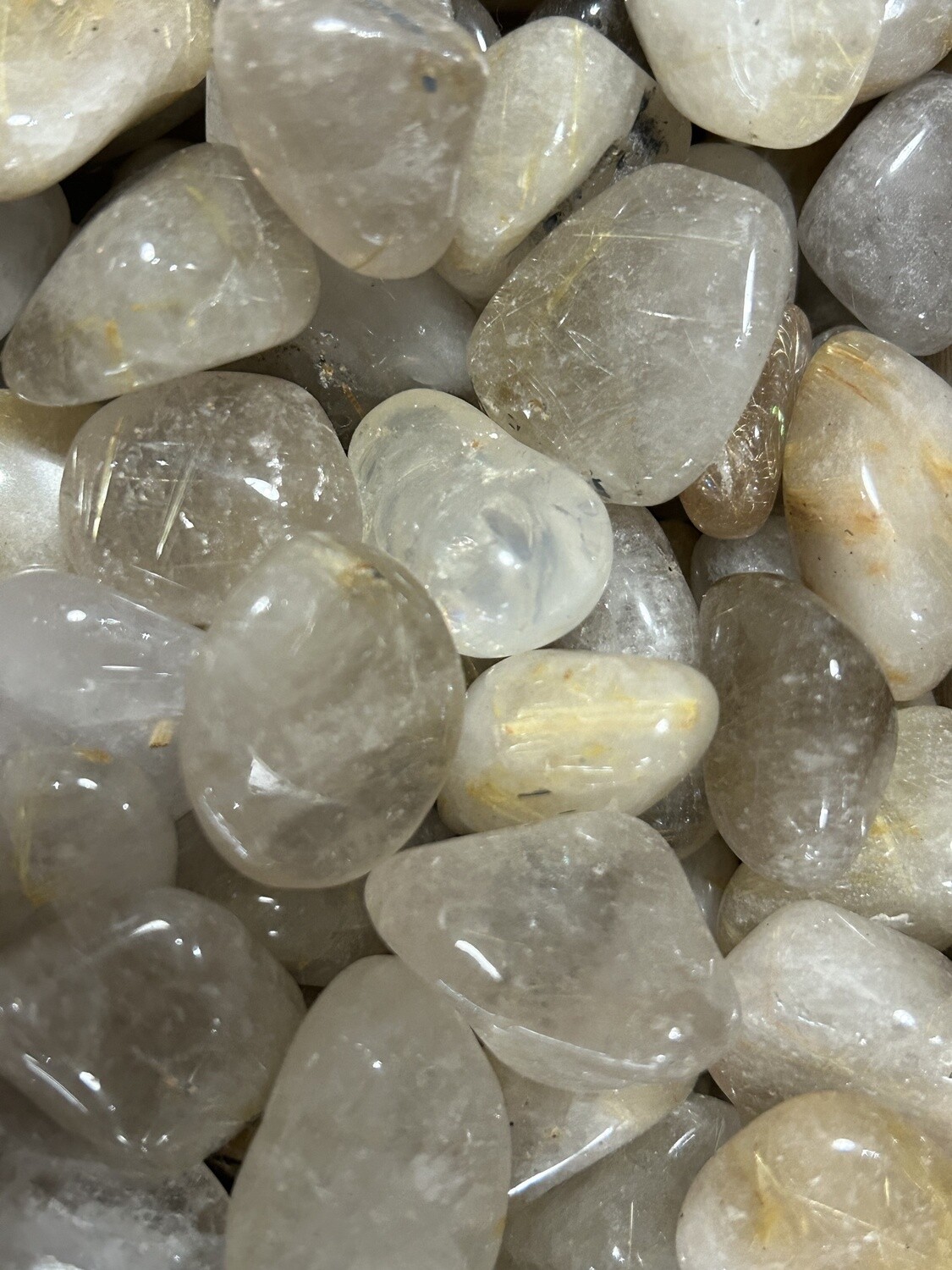 Rutilated Quartz Tumble