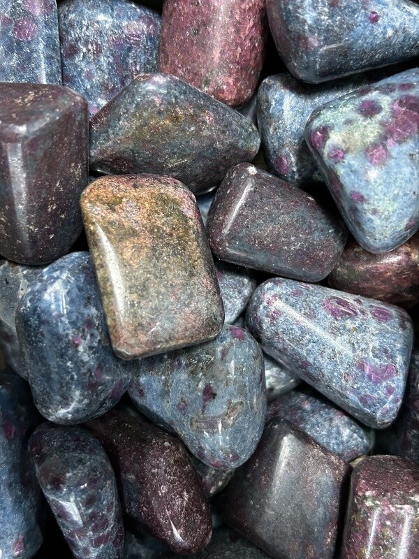Ruby in Kyanite Tumble