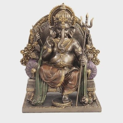 Ganesh on Throne
