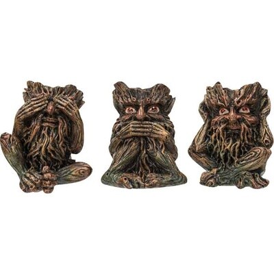 Greenman No Evil Set of 3