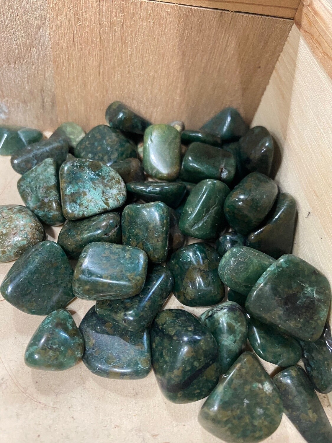 African Green Jade Tumble