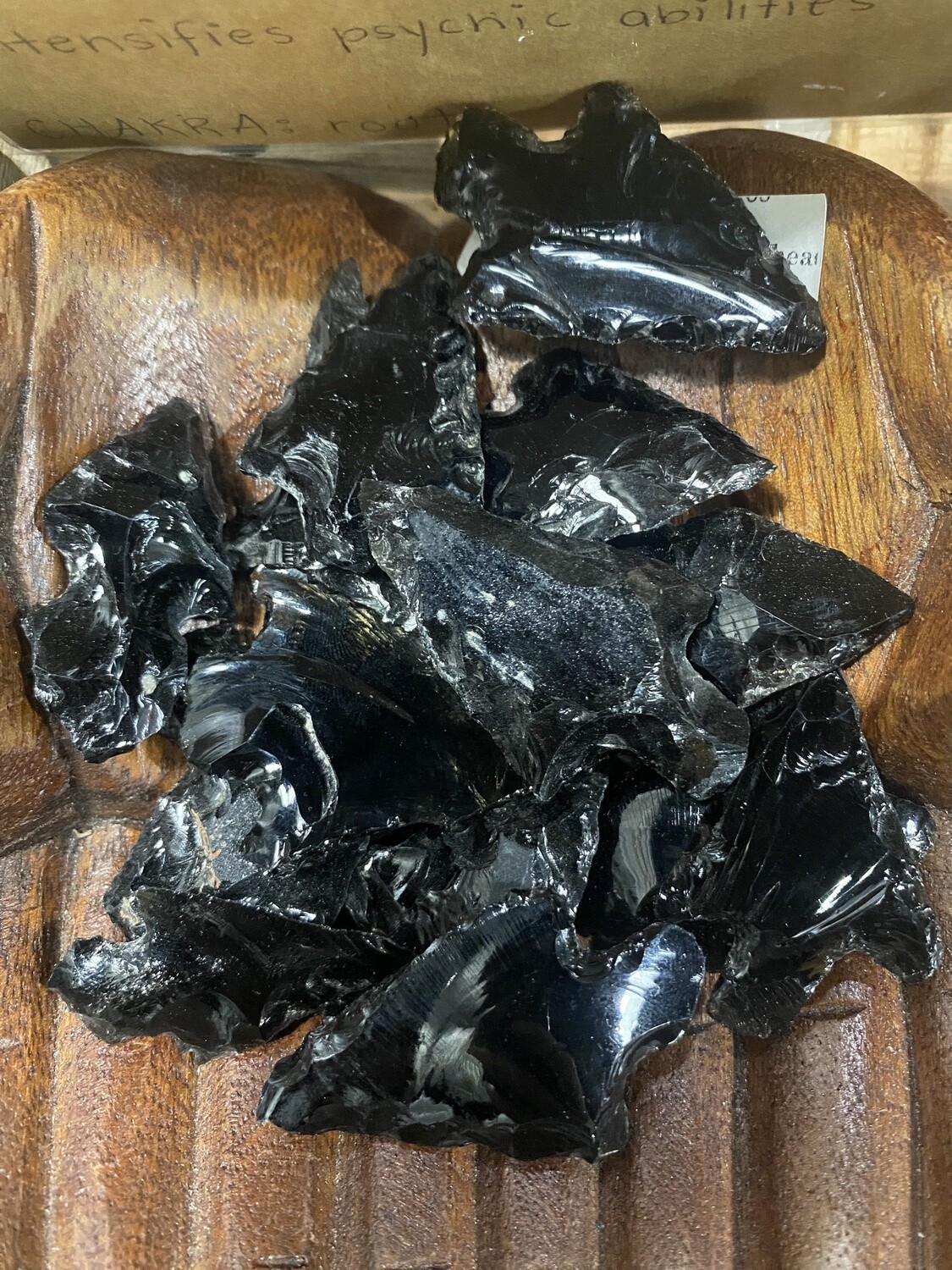 Black Obsidian Arrowhead