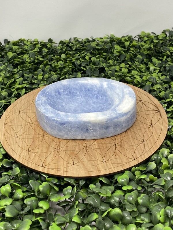 Blue Calcite Bowl - 66