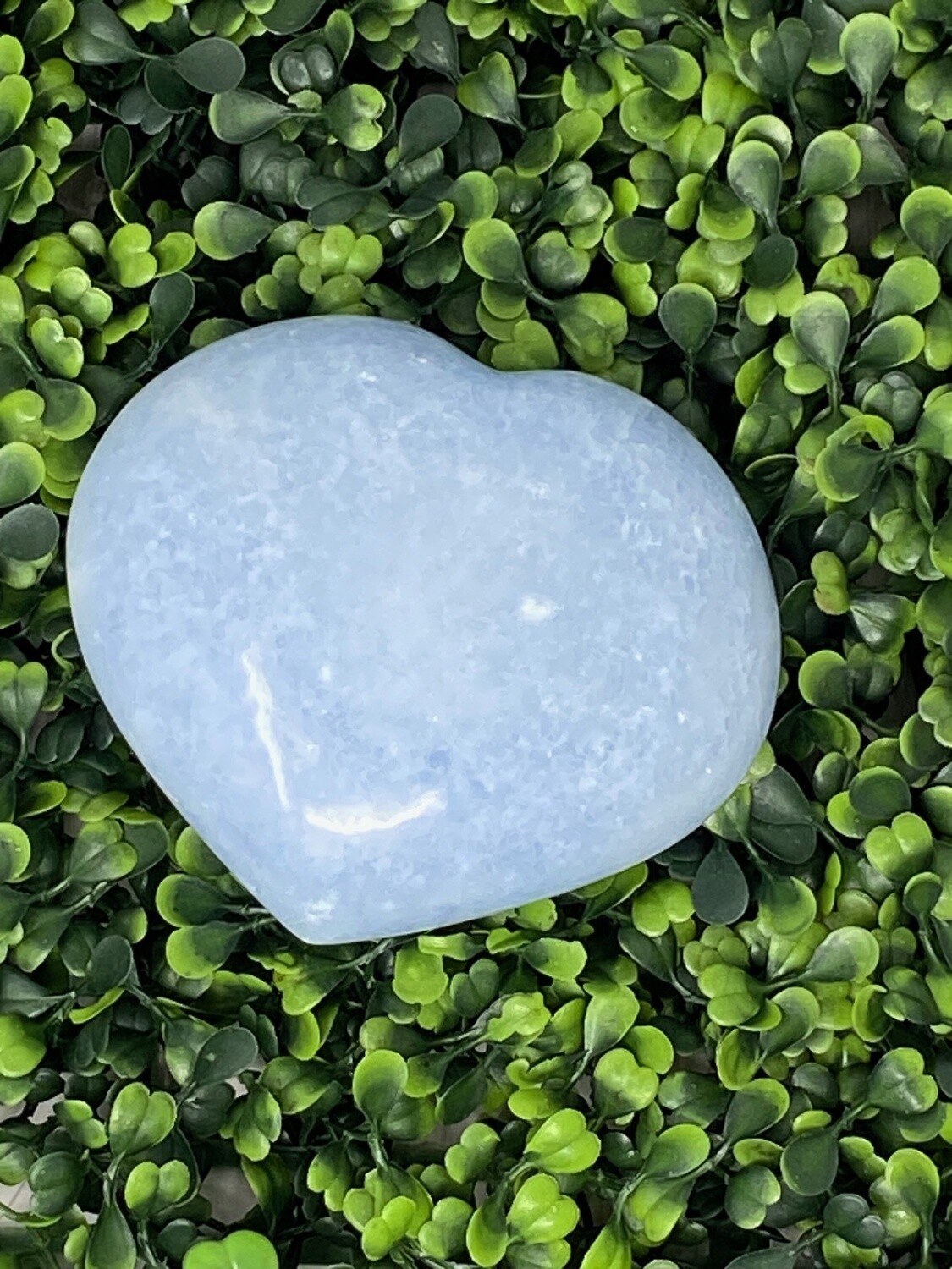 Blue Calcite Heart - 88
