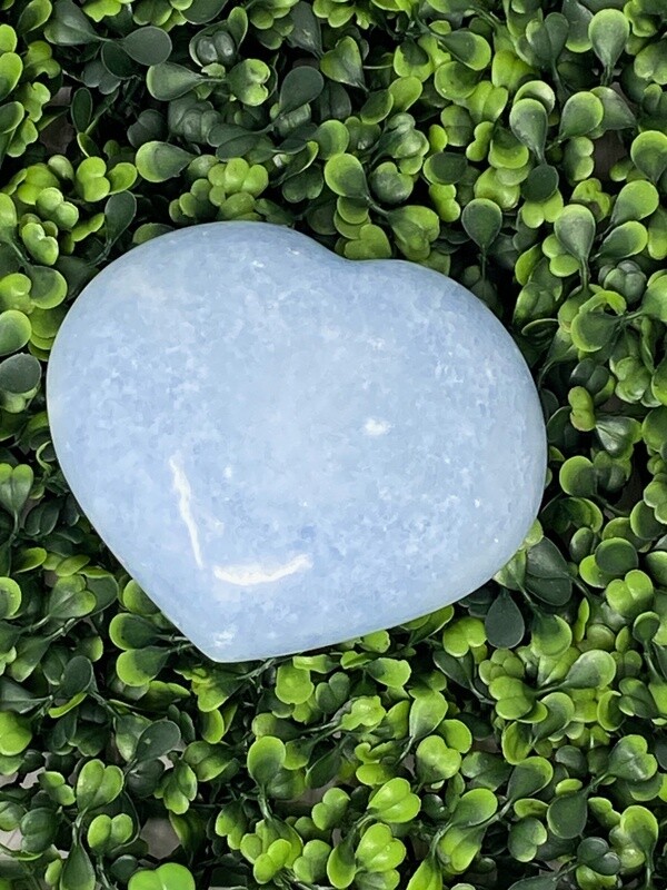 Blue Calcite Heart - 88