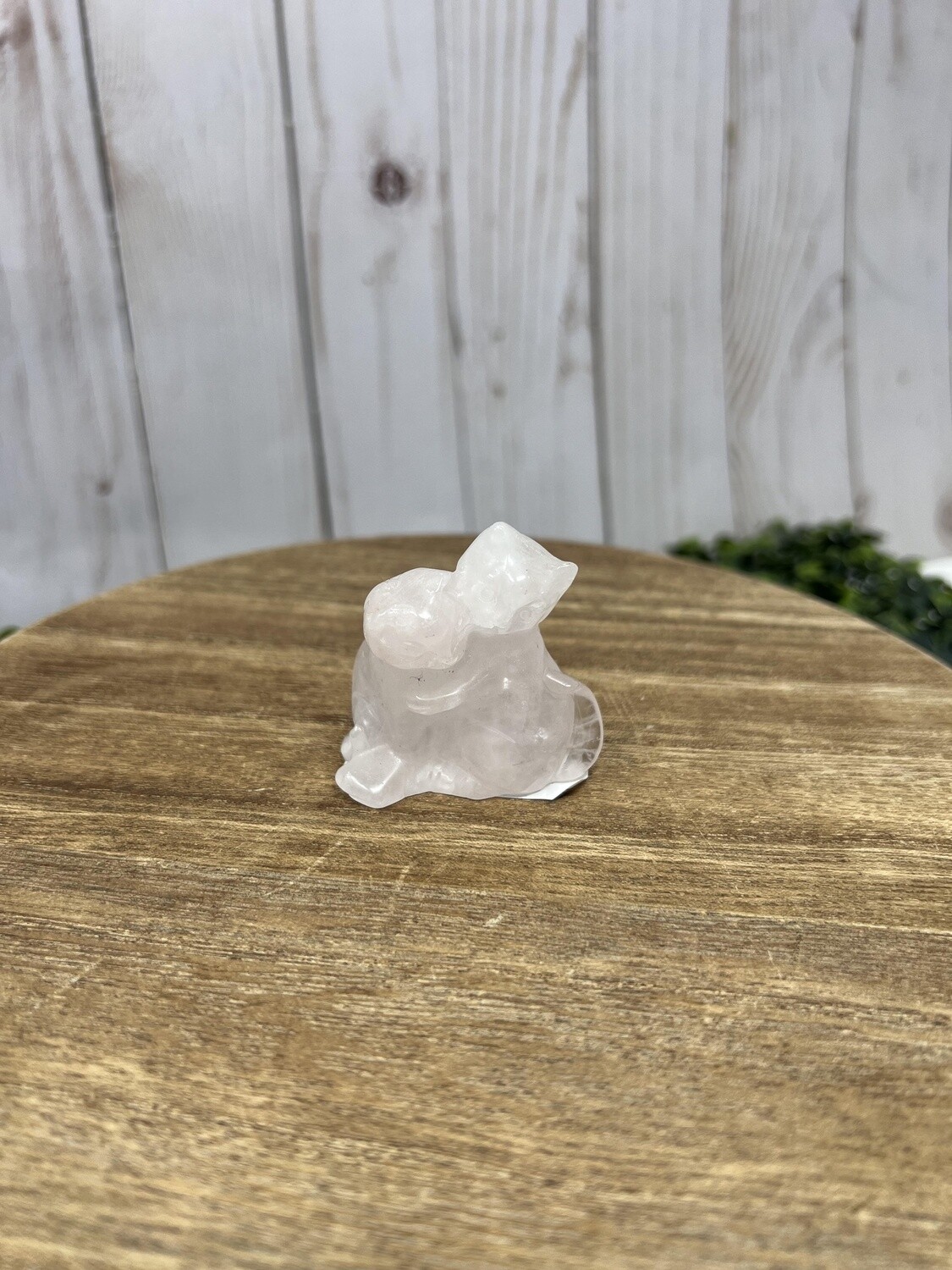 Crystal Cat Pair - R. Quartz