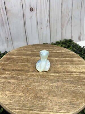 Crystal Standing Snake - Opalite