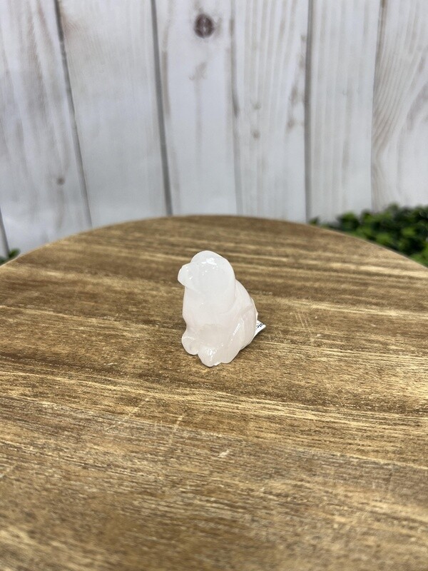 Crystal Dog Mini - Calcite