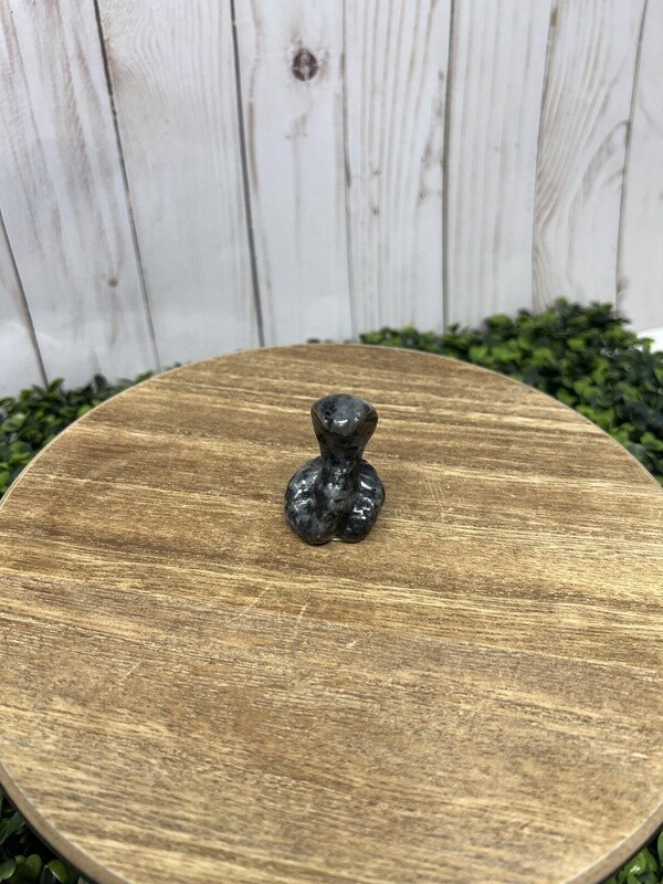 Crystal Standing Snake - Larvik