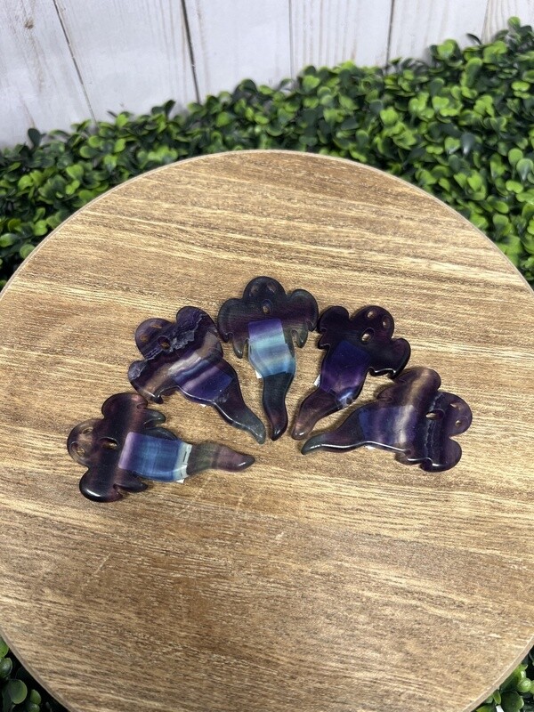 Fluorite Flat Ghost 2 1/2&quot;