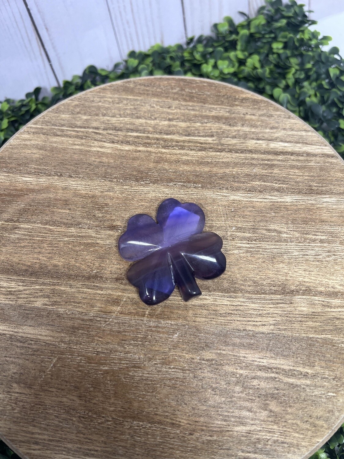 Crystal Four Leaf Clover - Fluo